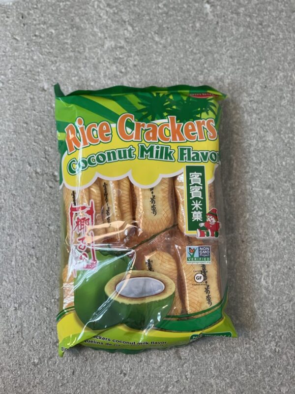 BIN BIN Rice Crackers Coconut 150g
